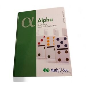 Math U See Alpha Teachers Instruction Manual Instruction Manual Only Book EUC